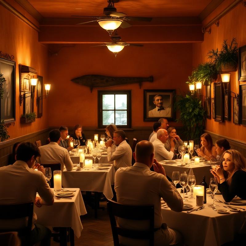 Salle du restaurant Briganti à Hannut